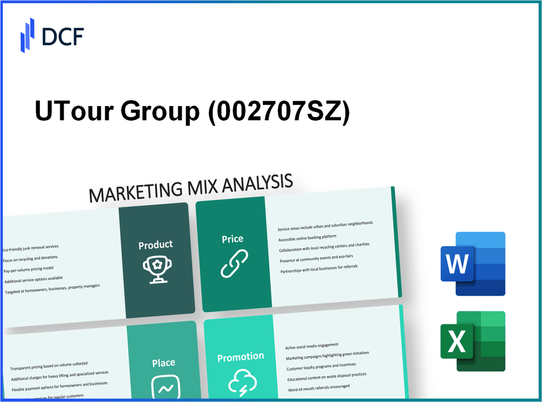 UTour Group Co., Ltd. (002707.SZ): Marketing Mix Analysis