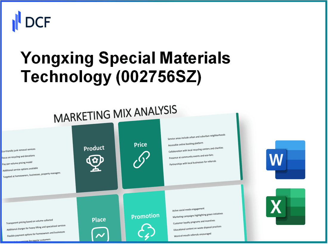 Yongxing Special Materials Technology Co.,Ltd (002756.SZ): Marketing Mix Analysis