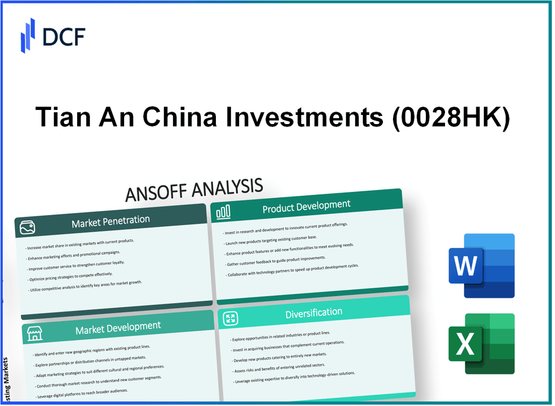 Tian An China Investments Company Limited (0028.HK): Ansoff Matrix