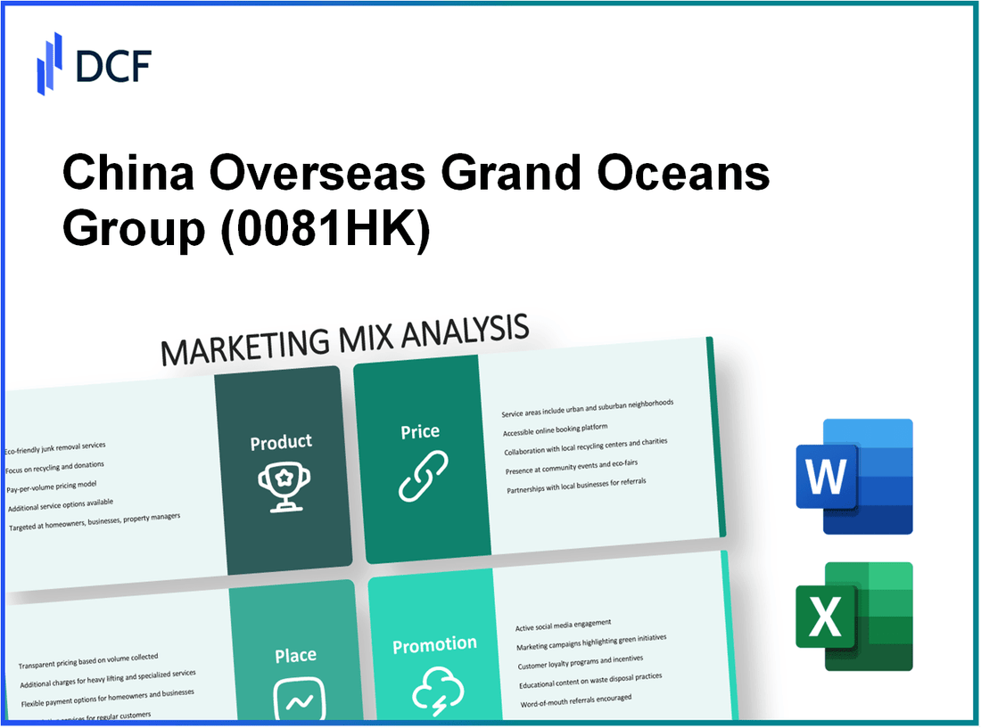 China Overseas Grand Oceans Group Limited (0081.HK): Marketing Mix Analysis