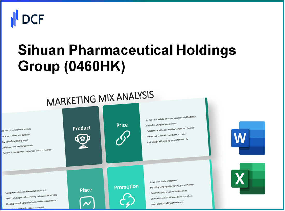 Sihuan Pharmaceutical Holdings Group Ltd. (0460.HK): Marketing Mix Analysis