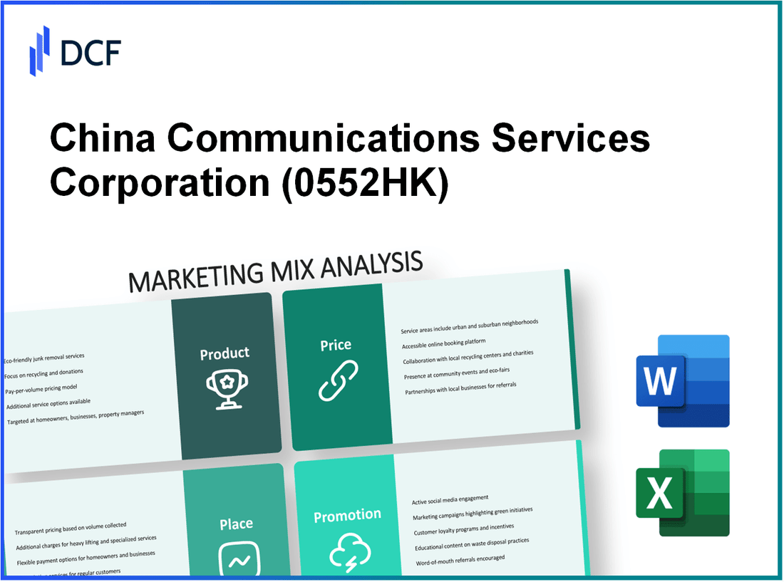 China Communications Services Corporation Limited (0552.HK): Marketing Mix Analysis