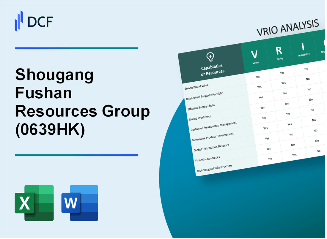 Shougang Fushan Resources Group Limited (0639.HK): VRIO Analysis