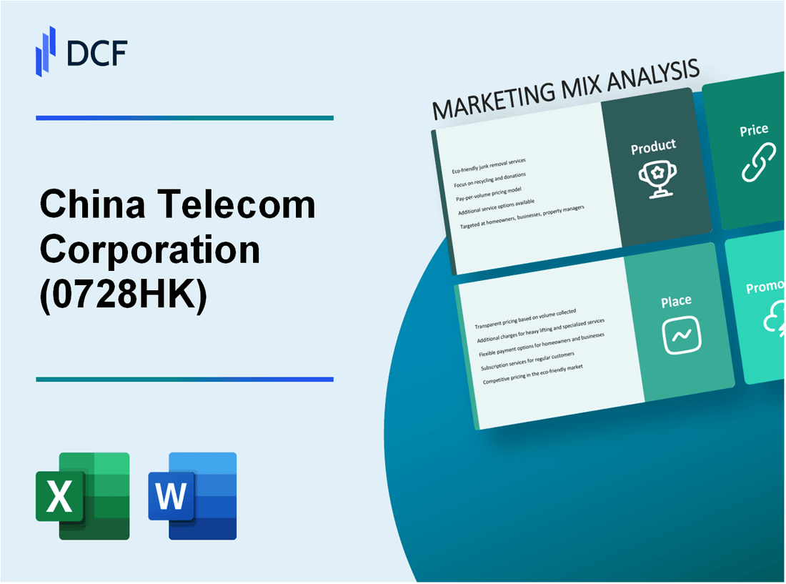 China Telecom Corporation Limited (0728.HK): Marketing Mix Analysis