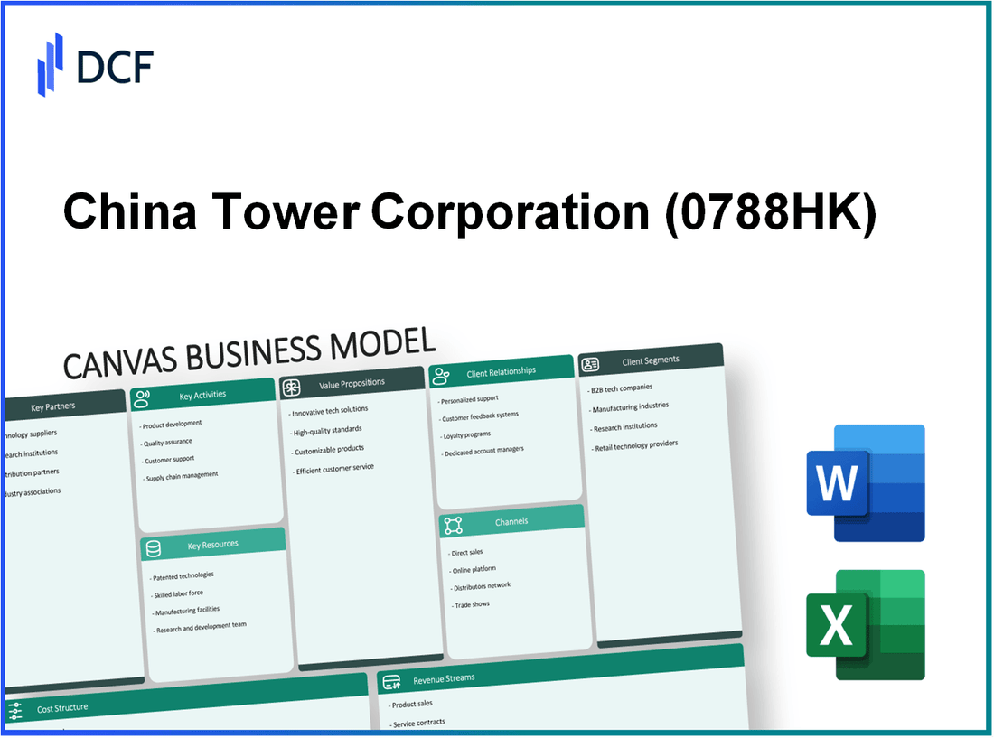 China Tower Corporation Limited (0788.HK): Canvas Business Model