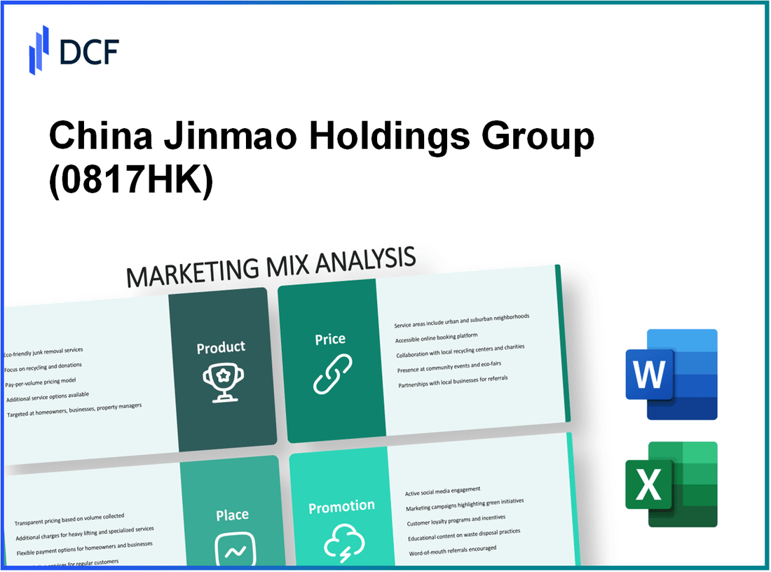 China Jinmao Holdings Group Limited (0817.HK): Marketing Mix Analysis