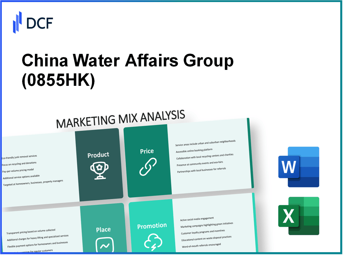 China Water Affairs Group Limited (0855.HK): Marketing Mix Analysis
