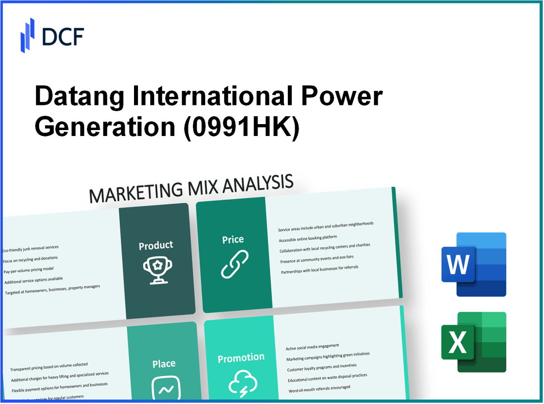Datang International Power Generation Co., Ltd. (0991.HK): Marketing Mix Analysis