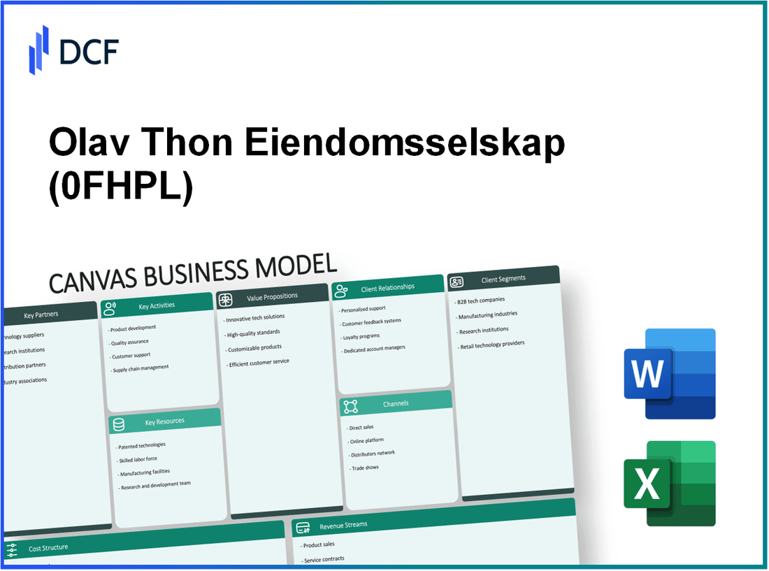 Olav Thon Eiendomsselskap ASA (0FHP.L): Canvas Business Model