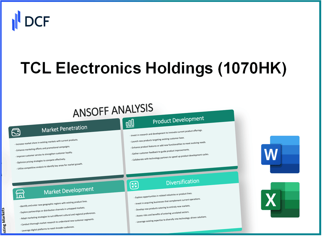 TCL Electronics Holdings Limited (1070.HK): Ansoff Matrix