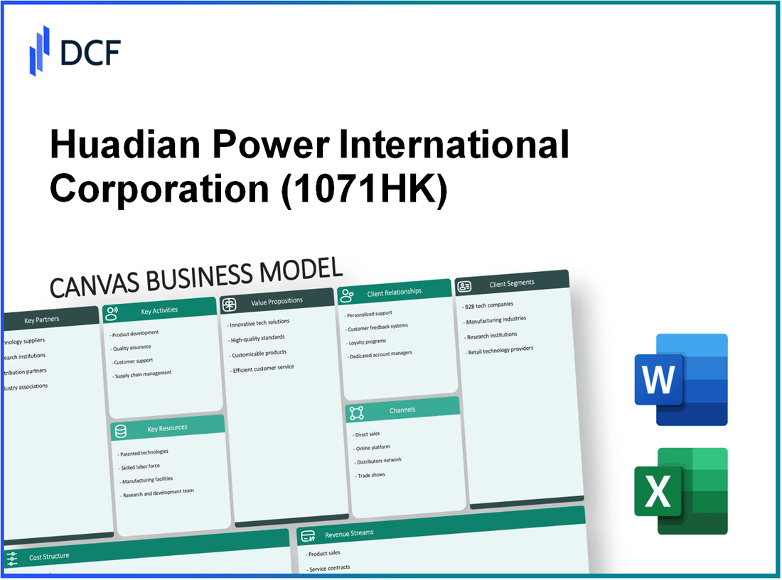 Huadian Power International Corporation Limited (1071.HK): Canvas Business Model