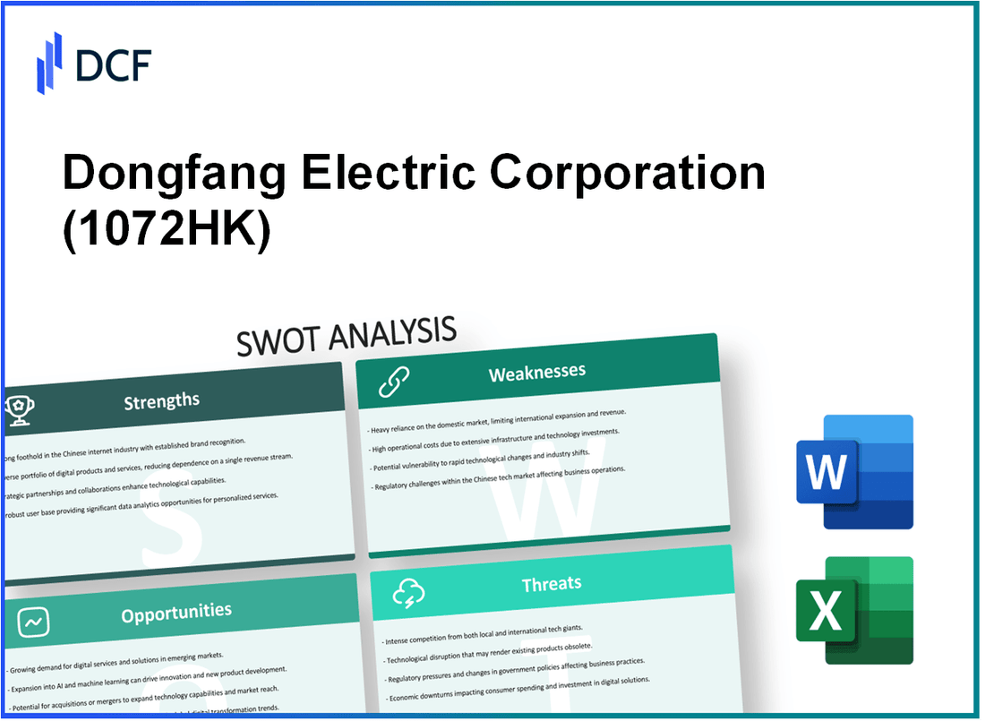 Dongfang Electric Corporation Limited (1072.HK): SWOT Analysis