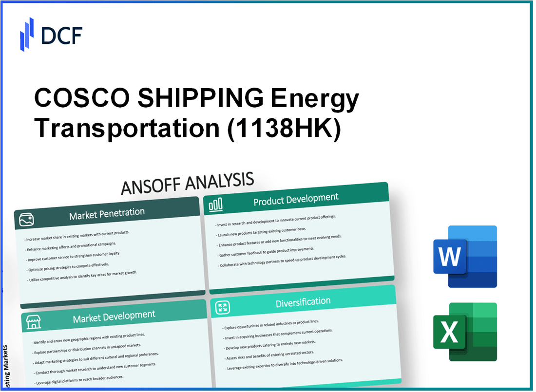 COSCO SHIPPING Energy Transportation Co., Ltd. (1138.HK): Ansoff Matrix