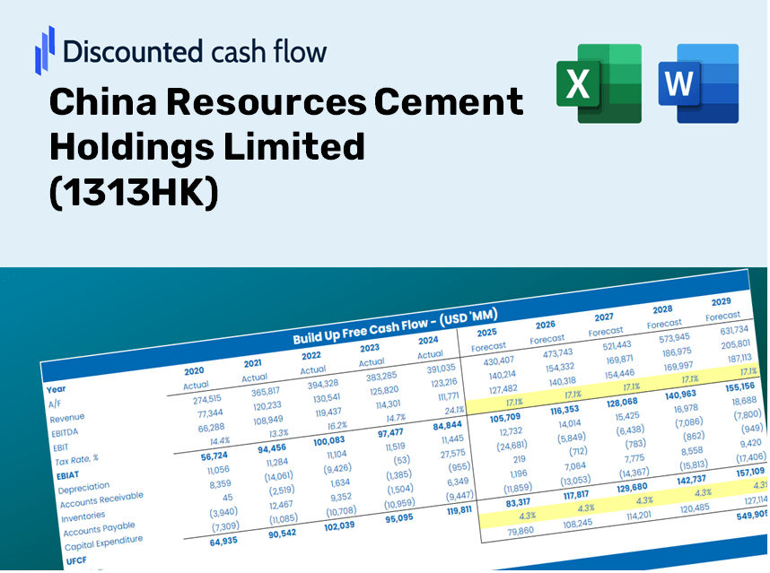China Resources Cement Holdings Limited (1313HK) DCF Valuation