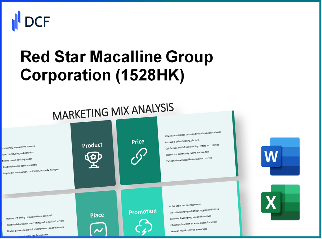 Red Star Macalline Group Corporation Ltd. (1528.HK): Marketing Mix Analysis
