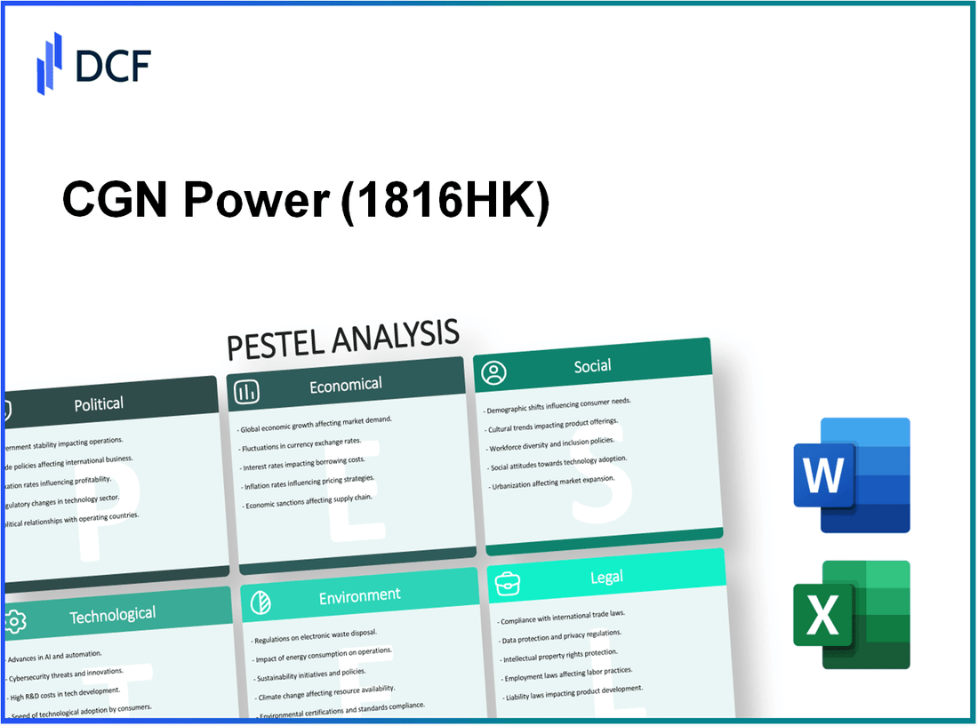 CGN Power Co., Ltd. (1816.HK): PESTEL Analysis