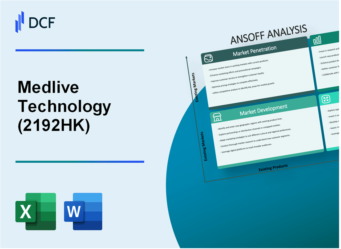 Medlive Technology Co., Ltd. (2192.HK): Ansoff Matrix