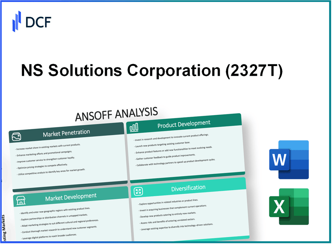 NS Solutions Corporation (2327.T): Ansoff Matrix