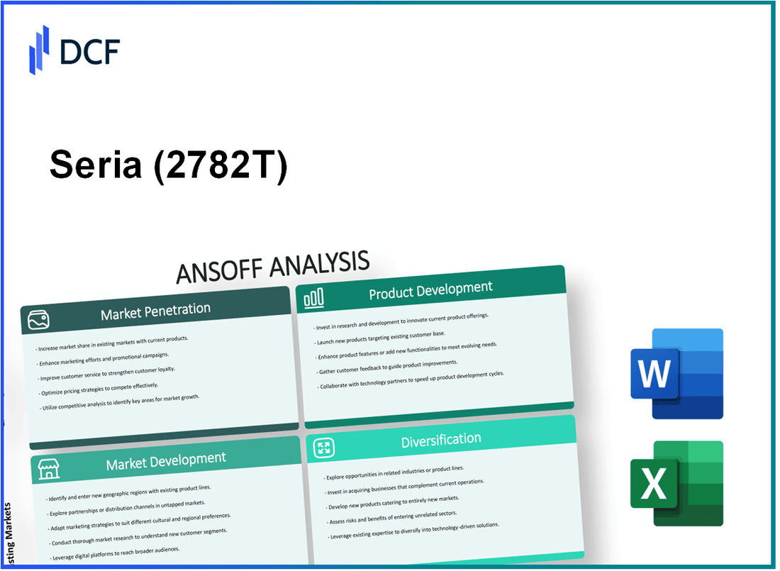 Seria Co., Ltd. (2782.T): Ansoff Matrix