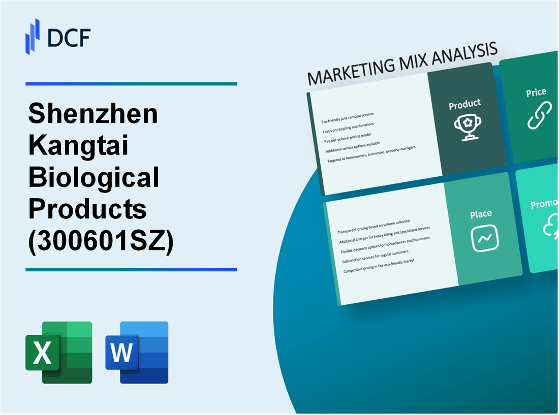 Shenzhen Kangtai Biological Products Co., Ltd. (300601.SZ): Marketing Mix Analysis