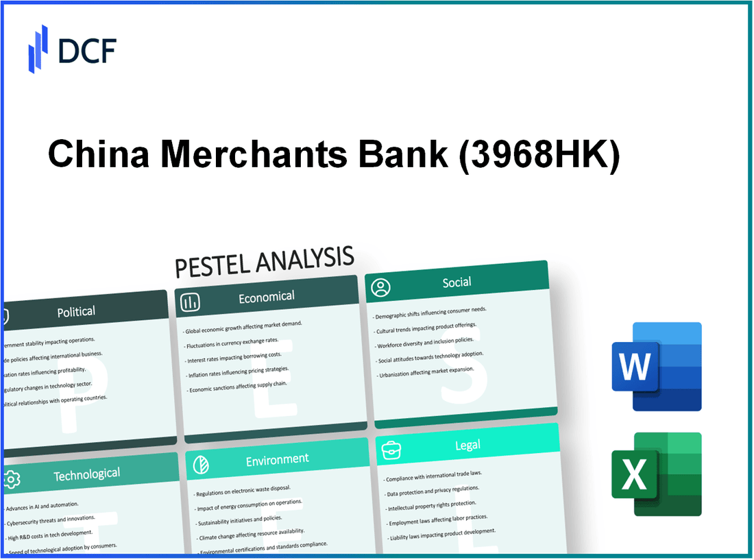 China Merchants Bank Co., Ltd. (3968.HK): PESTEL Analysis