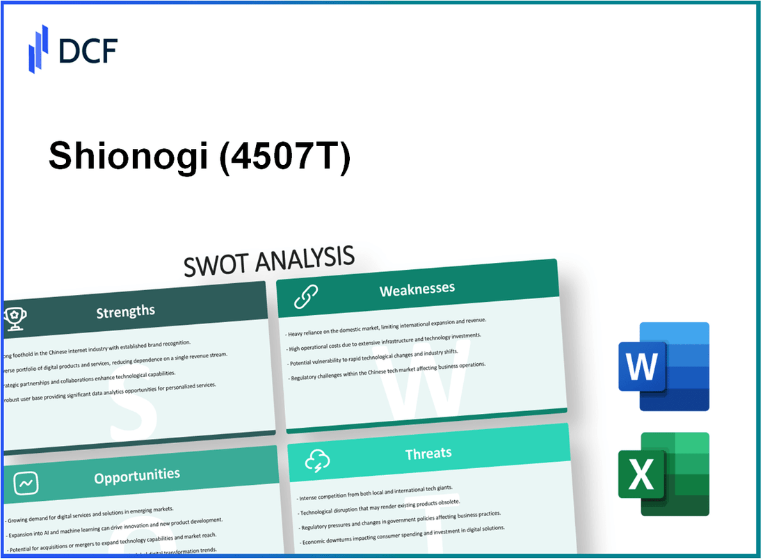 Shionogi & Co., Ltd. (4507.T): SWOT Analysis