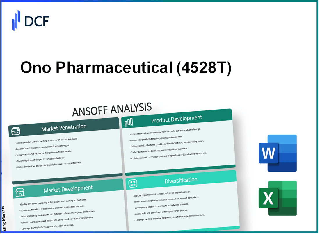 Ono Pharmaceutical Co., Ltd. (4528.T): Ansoff Matrix