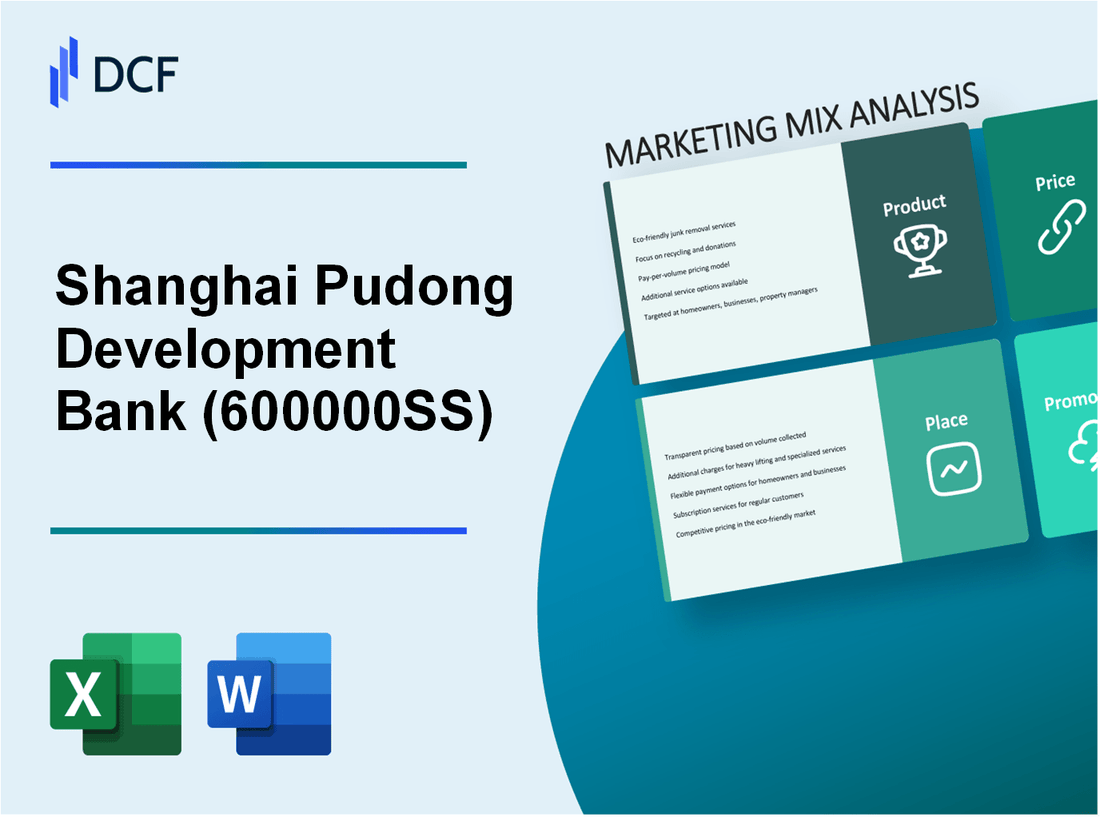 Shanghai Pudong Development Bank Co., Ltd. (600000.SS): Marketing Mix Analysis