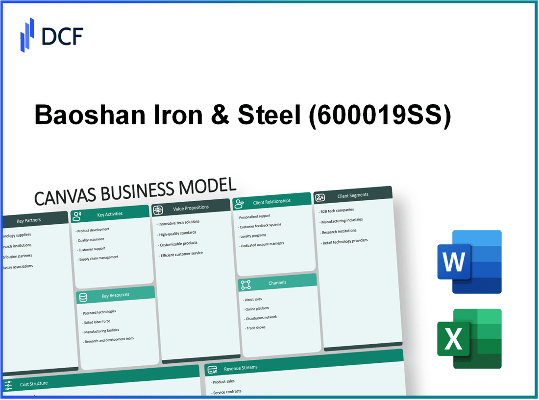 Baoshan Iron & Steel Co., Ltd. (600019.SS): Canvas Business Model