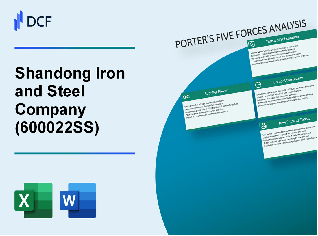 Shandong Iron and Steel Company (600022.SS): Porter's 5 Forces Analysis