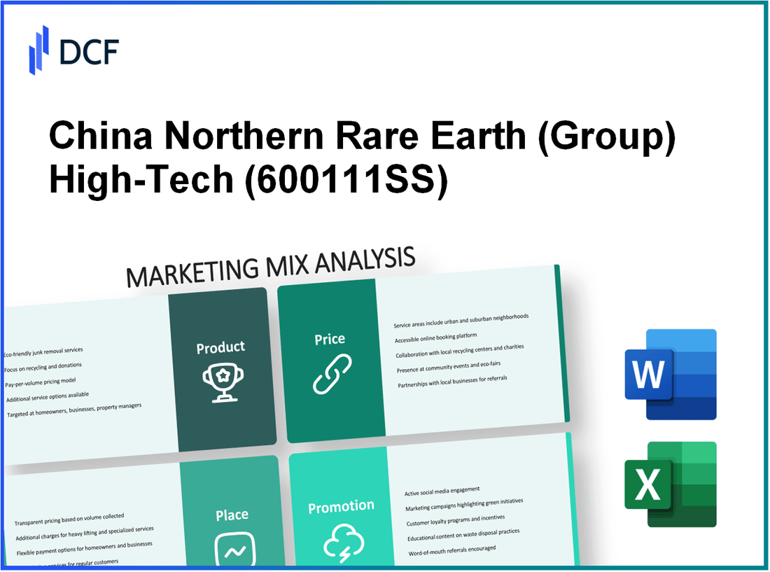 China Northern Rare Earth High-Tech Co.,Ltd (600111.SS): Marketing Mix Analysis