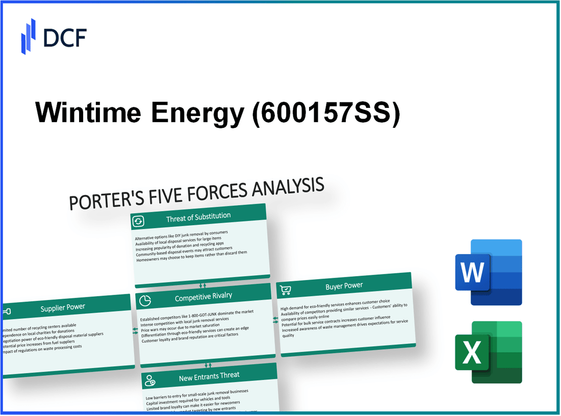 Wintime Energy (600157.SS): Porter's 5 Forces Analysis
