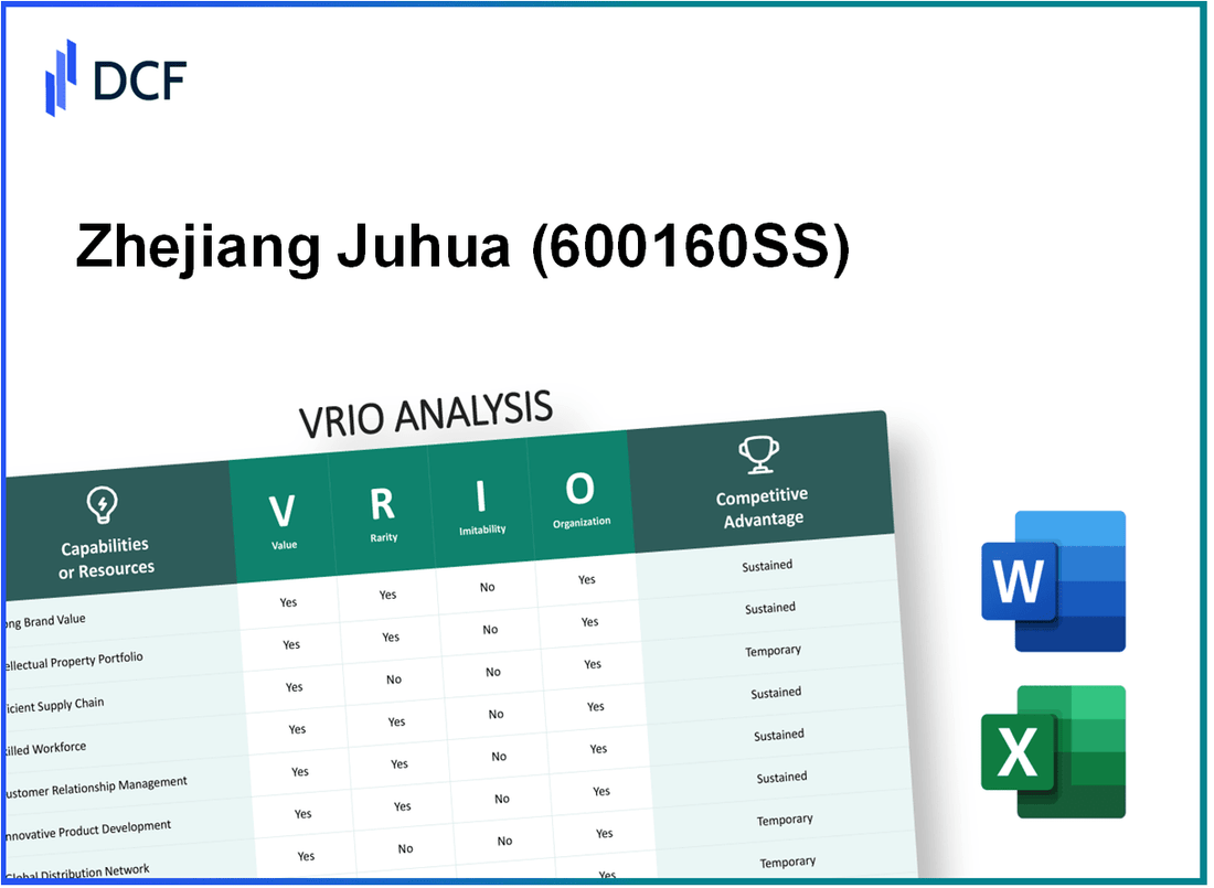 Zhejiang Juhua Co., Ltd. (600160.SS): VRIO Analysis