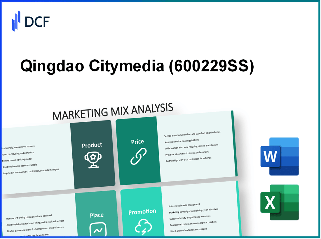 Qingdao Citymedia Co,. Ltd. (600229.SS): Marketing Mix Analysis
