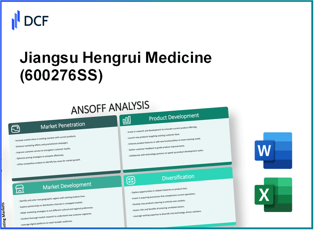 Jiangsu Hengrui Medicine Co., Ltd. (600276.SS): Ansoff Matrix
