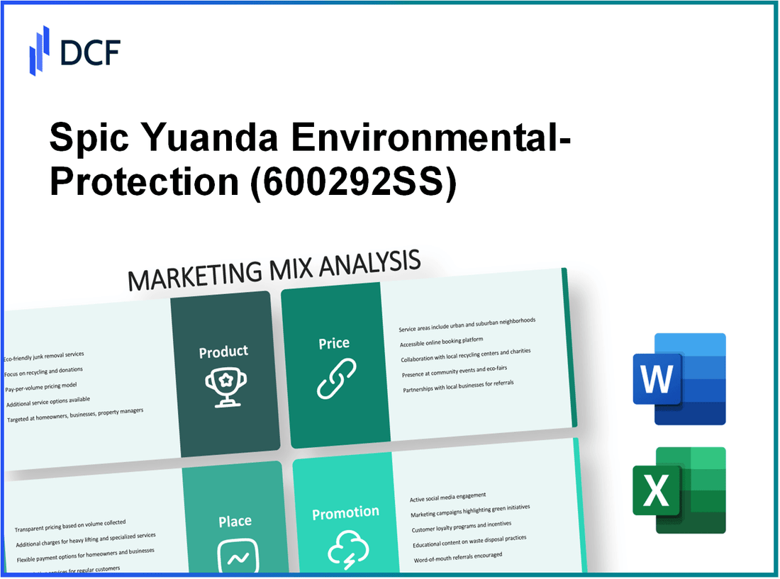 Spic Yuanda Environmental-Protection Co., Ltd. (600292.SS): Marketing Mix Analysis