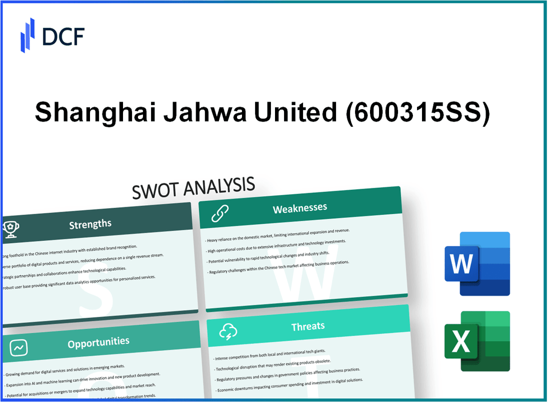 Shanghai Jahwa United Co., Ltd. (600315.SS): SWOT Analysis