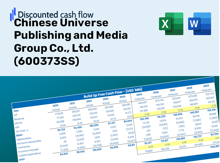 Chinese Universe Publishing and Media Group Co., Ltd. (600373SS) DCF Valuation