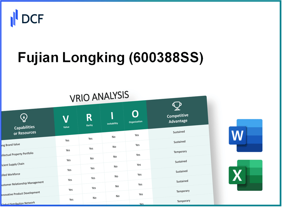 Fujian Longking Co., Ltd. (600388.SS): VRIO Analysis