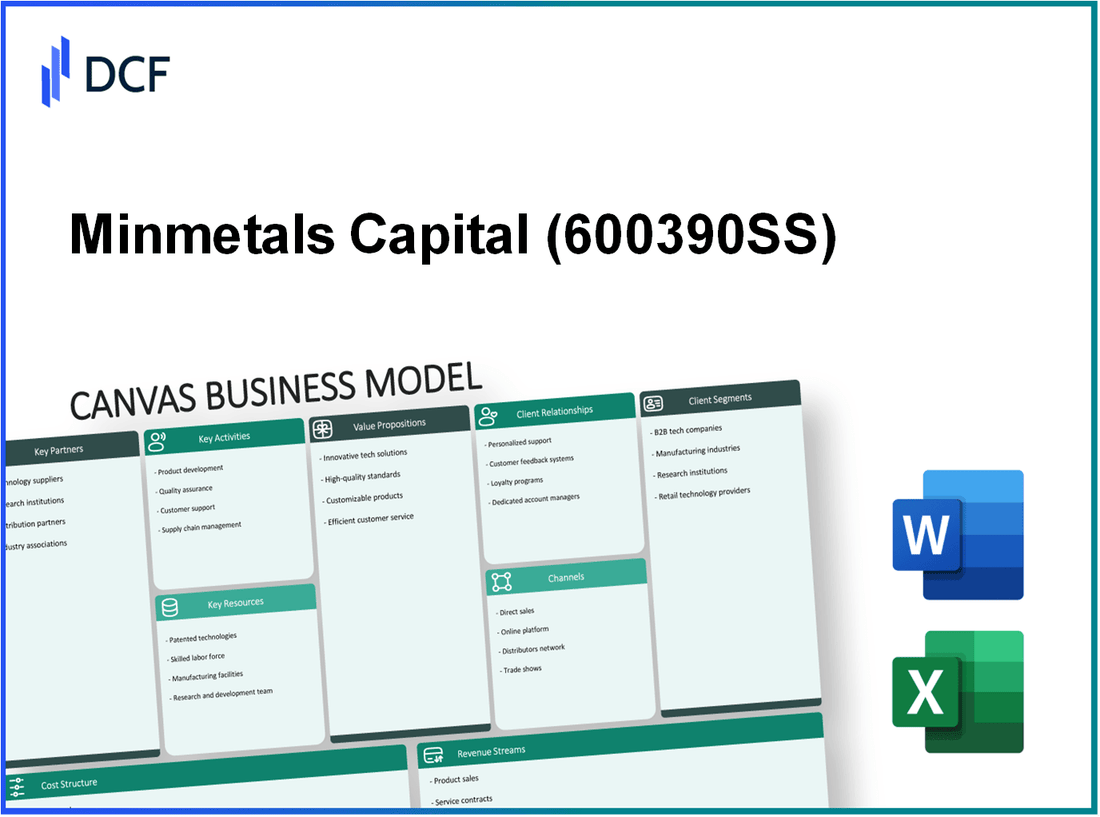 Minmetals Capital Company Limited (600390.SS): Canvas Business Model