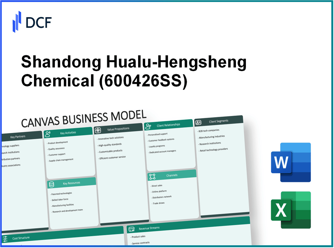 Shandong Hualu-Hengsheng Chemical Co., Ltd. (600426.SS): Canvas Business Model
