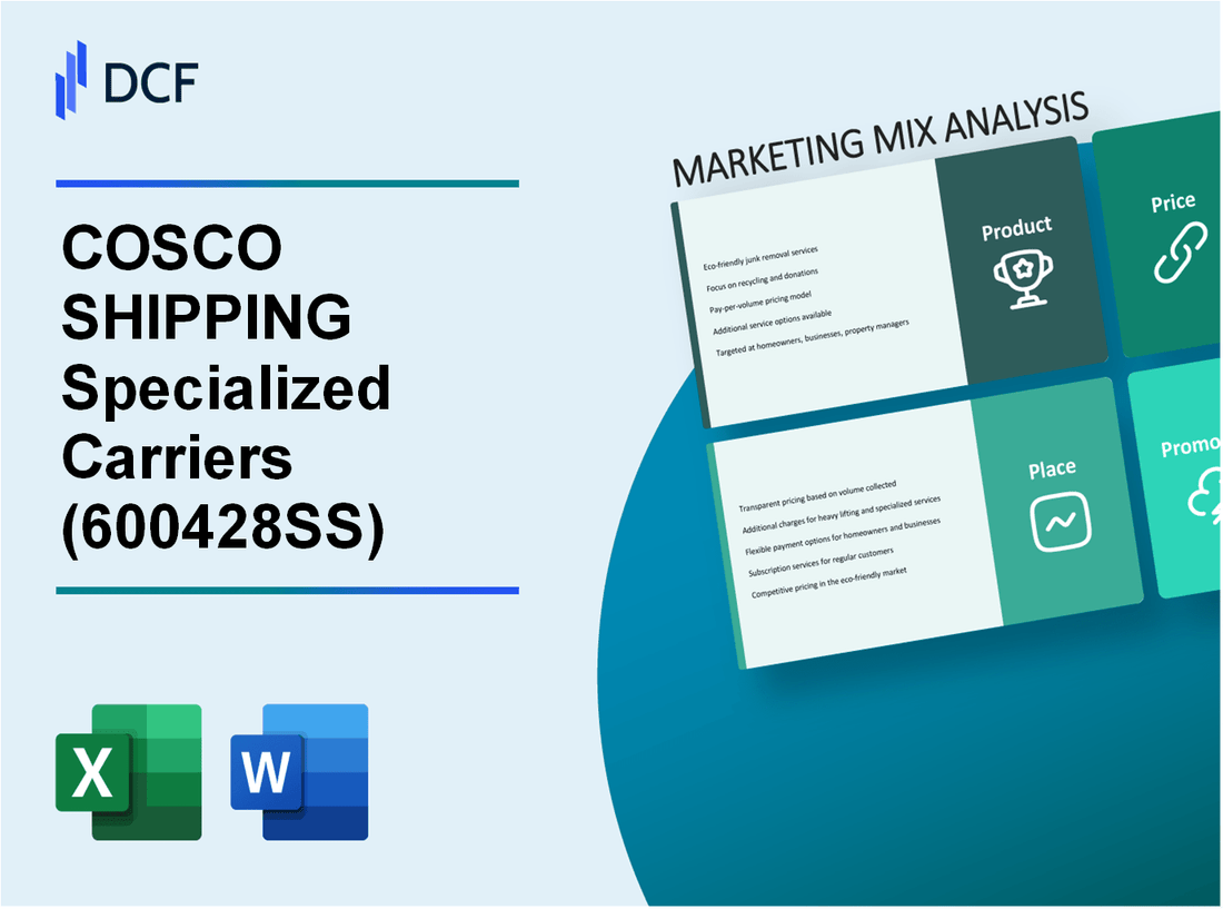COSCO SHIPPING Specialized Carriers Co.,Ltd. (600428.SS): Marketing Mix Analysis