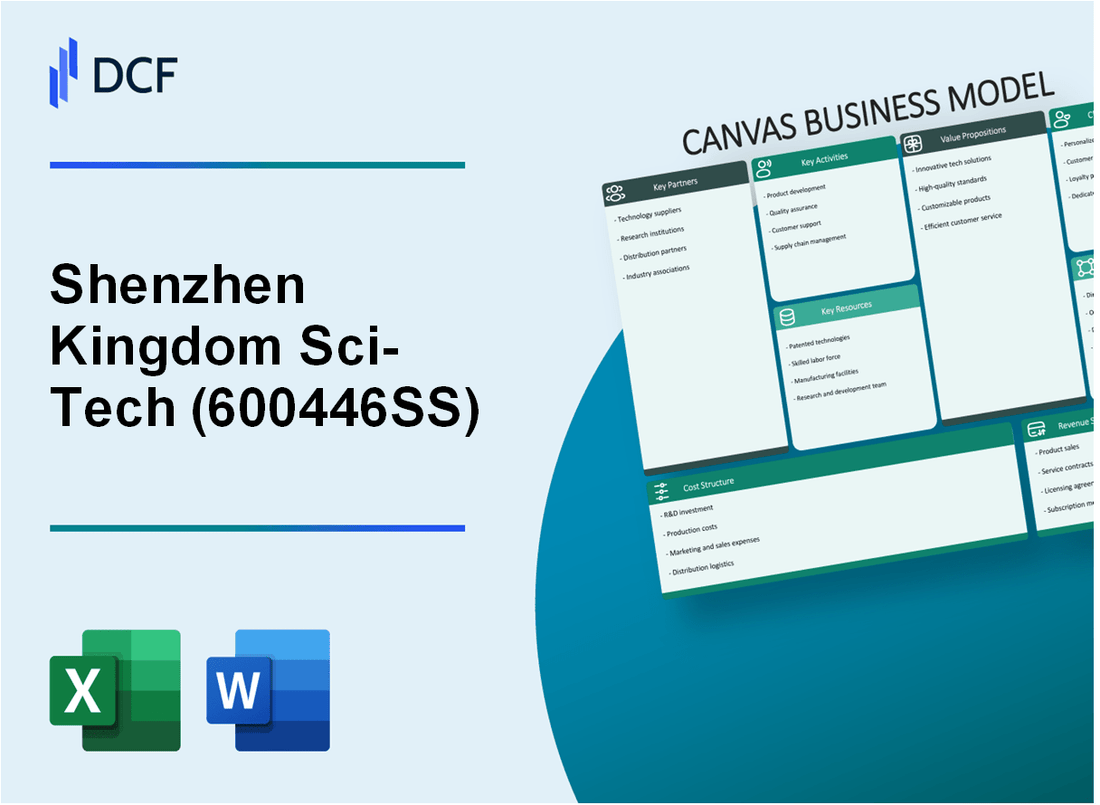 Shenzhen Kingdom Sci-Tech Co., Ltd (600446.SS): Canvas Business Model