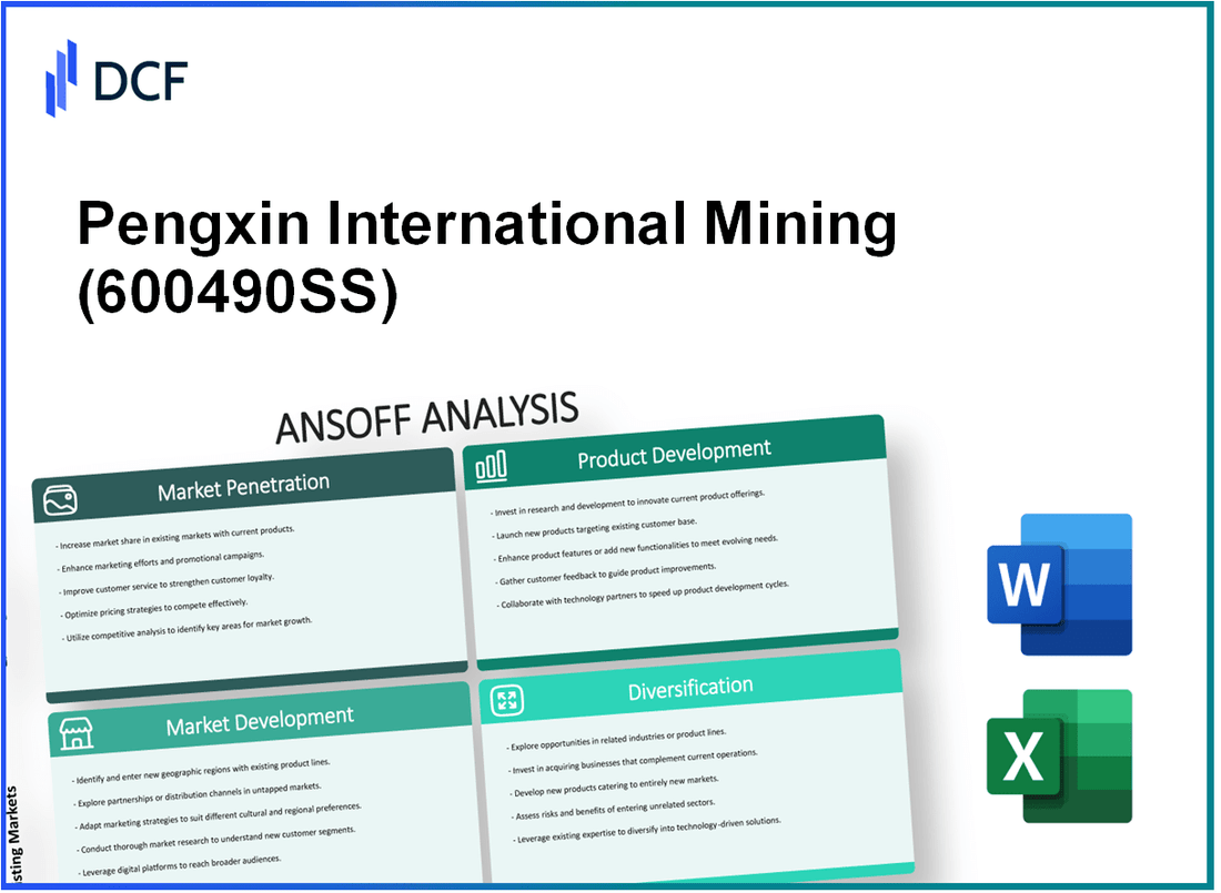 Pengxin International Mining Co.,Ltd (600490.SS): Ansoff Matrix