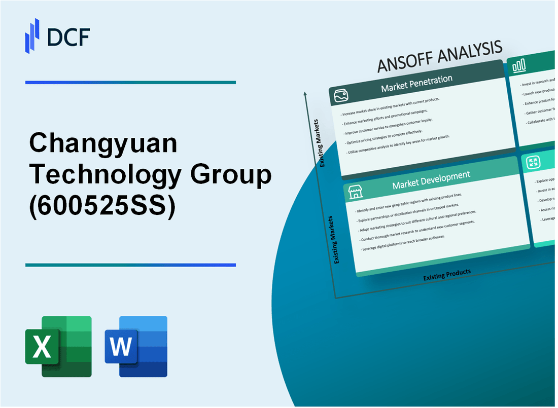 Changyuan Technology Group Ltd. (600525.SS): Ansoff Matrix