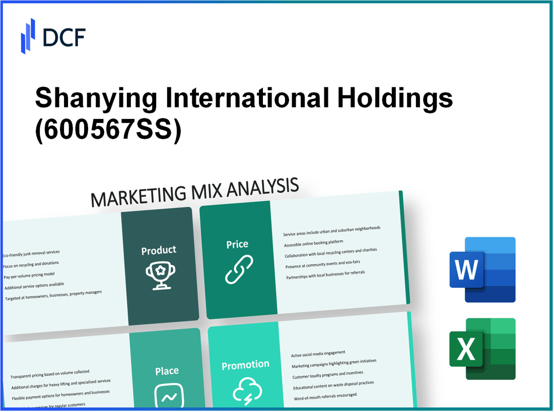 Shanying International Holdings Co.,Ltd (600567.SS): Marketing Mix Analysis