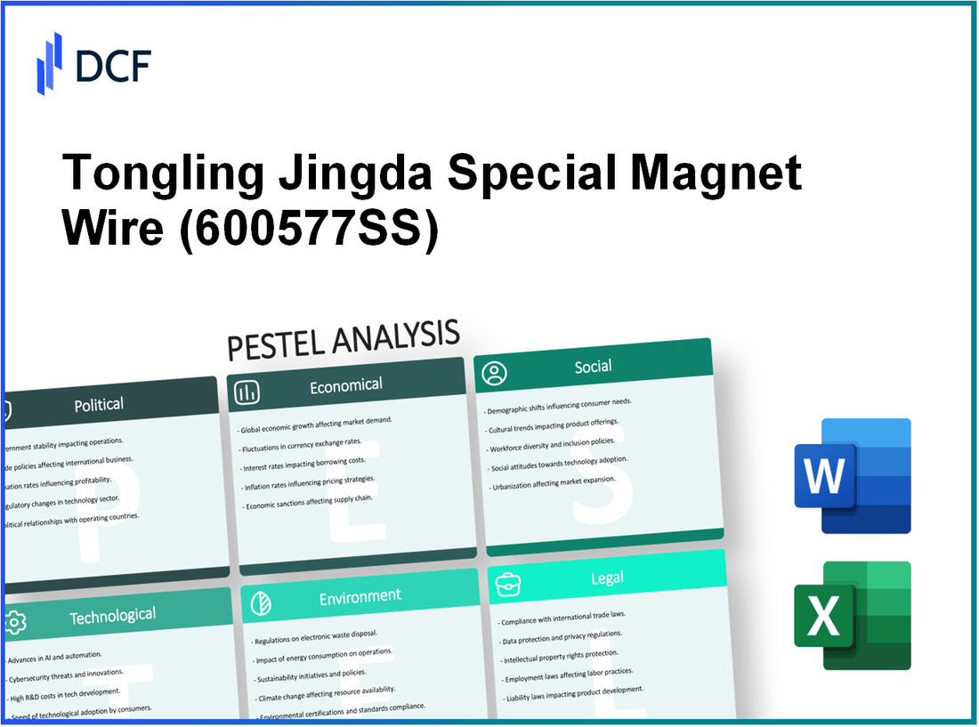Tongling Jingda Special Magnet Wire Co., Ltd. (600577.SS): PESTEL Analysis