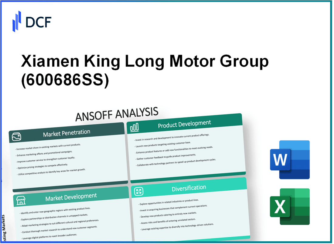 Xiamen King Long Motor Group Co., Ltd. (600686.SS): Ansoff Matrix