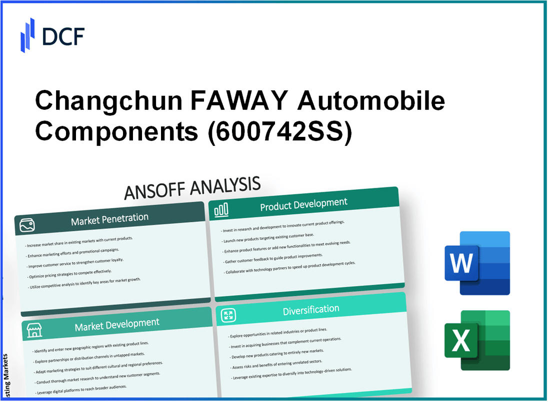Changchun FAWAY Automobile Components Co.,Ltd (600742.SS): Ansoff Matrix