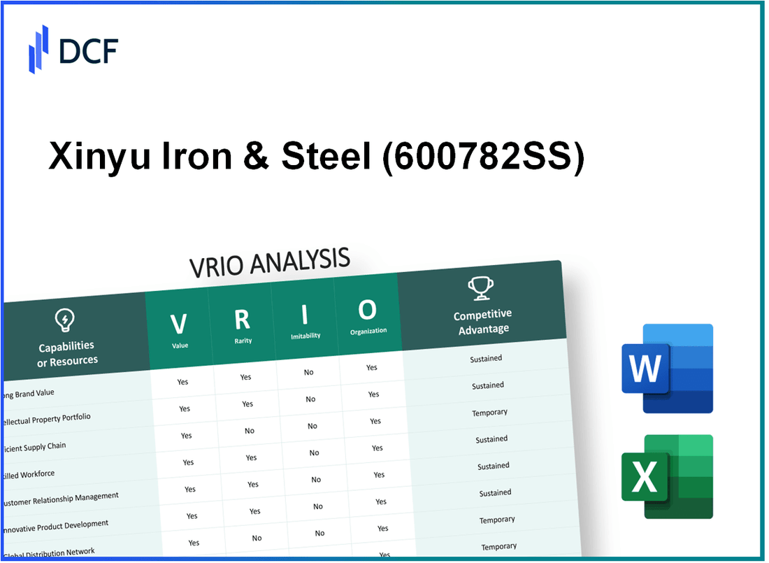 Xinyu Iron & Steel Co., Ltd (600782.SS): VRIO Analysis